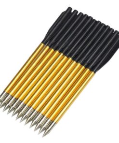 6.5" Aluminium Bolts Arrows - 12 Pack
