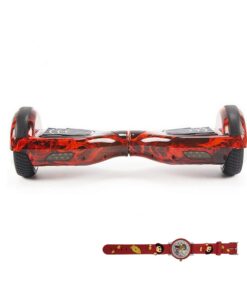 6.5-inch hoverboard music speaker LED light self-balancing car - red