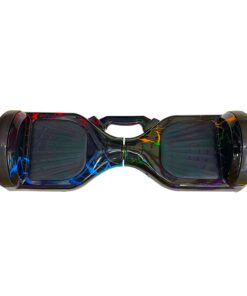 6.5 inch Hoverboards with Music Speakers LED Lights self-balancing Wheel - Black Lightning