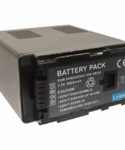 6600mAh Lithium-ion Battery Pack for Panasonic VW-VBG6 / VW-VBG6-K, etc.