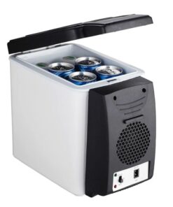 6L 12V Portable Car Electric Refrigerator Cooler Box-BLD-06A - White