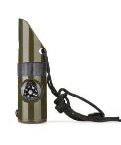 7-in-1 Emergency Multifunctional Whistle with Lanyard | Safety | Outdoor