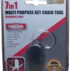 7-in1 Zenith Multi Purpose Key Chain Tool