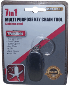 7-in1 Zenith Multi Purpose Key Chain Tool