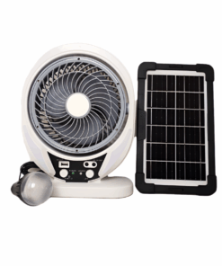 7-Inch Multifunctional Solar Rechargeable Portable Box Fan