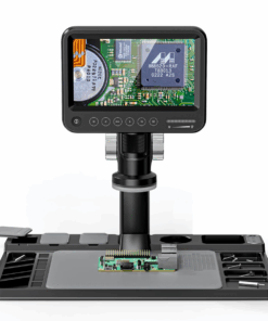 7" IPS Digital Microscope 1600X, Soldering Microscope with Touch Control