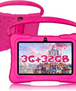 7" Kids Educational Tablet - Princess Pink