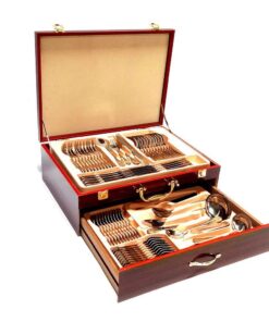 72 Piece Cutlery Set In Wooden Box