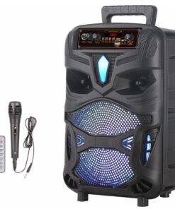 8" inch Speaker With Extra Bass, Blutooth/USB/TF/FM/AUX Radio NDRP55