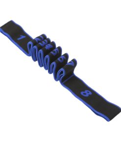 8-Loop High Elastic Yoga Fitness Resistance Band - Blue & Black
