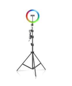 8'' RGB LED Ring Light with 2m Portable extendable Stand