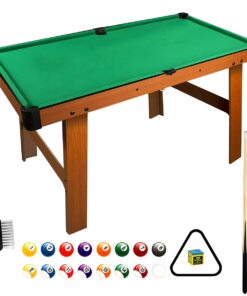 80 x 45 x 60cmhigh Mini Pool Table With 21 Billiards Equipment Accessories