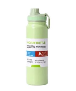 800ml Hot and Cold Double Wall Large Mouth Vacuum Flask - Green