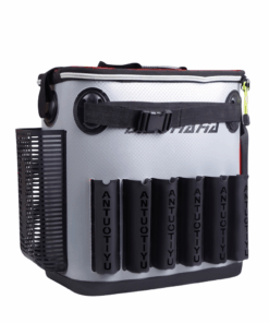 9 Fishing Pole Slots - Live Fishing Backpack - Grey