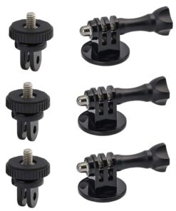 9 in 1 Tripod Adapter Mounts with 1/4 Screw Adapter for GoPro Hero