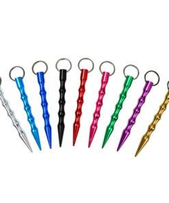 9 Pc Self Defence Keyring Solid Safety Keychain for Emergency Hammer