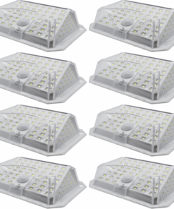 90 LED Outdoor Solar Light Waterproof Sensor Lamp - 8 Pack