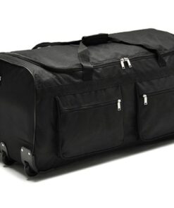 90cm Rolling Duffel Bag - Black 36"