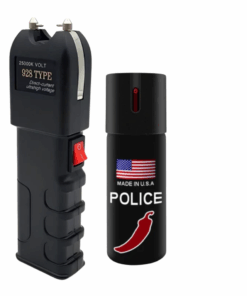 928 Type Self Defense Stun Gun/Torchlight with 1x110ml Pepper Spray