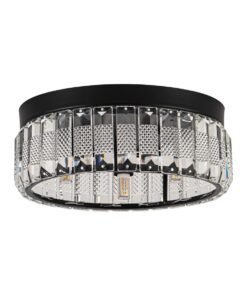 9.6 Inch Modern Black Small Size Glass Ceiling Light-MRUL