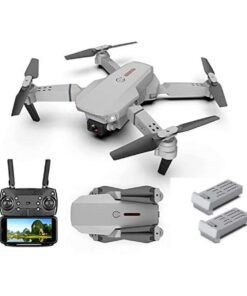 998 Pro Micro Foldable Drone Set With Dual Cameras - Two Batteries