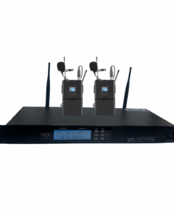 -99dBm UHF Dual Channel Wireless Microphone With Receiver