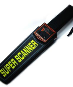 9V Portable Hand-Held Metal Detector - Super Scanner Security Wand