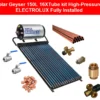 Solar Geyser 150L 16XTube kit High-Pressure Kwikot Fully Installed by Juspropa