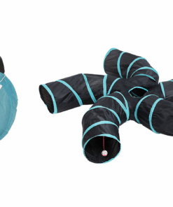 A-PET Cat, Rabbit or Ferret Collapsible 5 Tube Play Tunnel
