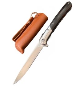 A03 Steel Pocket Knife with Sheath