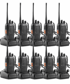 A2Z Baofeng 888S 16-Channel UHF 400-470MHz Walkie Talkie 2 Way Radio 10 Pcs