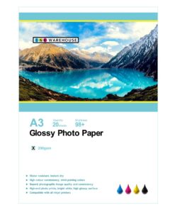 A3 Glossy Photo Paper 200gsm - Pack of 20 sheets