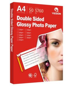 A4 Double Sided Glossy Photo Paper - 50 sheets - 200gsm
