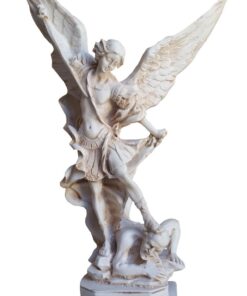 Aankopen - St. Michael Defeating Lucifer Statue - 23 cm