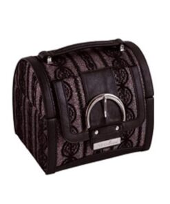 AB Collezioni Women's Ladies Travel Jewellery Box Perfect Gift - Black
