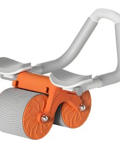 Ab Roller with Elbow Support Abdominal Wheel Exercise Roller Core Training - Orange