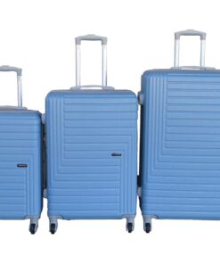 ABS Hard-Shell Lightweight Durable Luggage with TSA Lock - 3 Piece Set