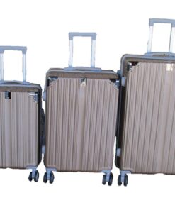 ABS Spinner Wheels Hardshell Luggage Set - 3-Piece - Champagne Gold