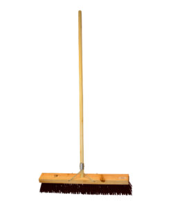 ACADEMY BRUSH 610 x 65 MM Brown Synthetic Fibre Broom