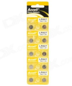 Accell LR927 195/1.5V AG7 Alkaline Battery - Pack of 10