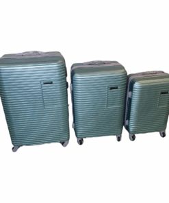 Acesa - Quality 3 Piece Hard Outer Shell Avi Travel Luggage Suitcase Set