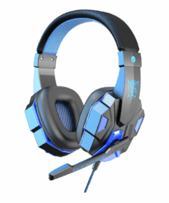 Active Noise Cancellation Gaming Headset With Mechanical Style Mic - Blue