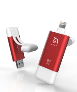 Adam Elements iKlip II Flash Drive 64GB - Red