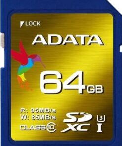 Adata Memory Card 64GB Sdxc-Uhs-I U3 Xpg