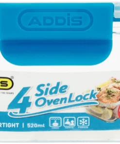 Addis 4 Side Lock Oven Dish 520ml Square