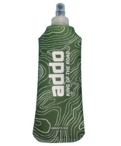 Addo Elite Runners Silicone Water Bottle - 450ml - Green