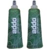 Addo Elite Runners Silicone Water Bottle Twin Pack - 250ml - Green