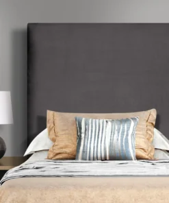 Aden King Headboard, Charcoal