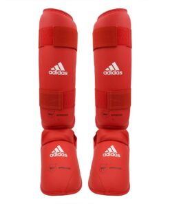 Adidas Shin & removable Instep Pad - Red - XL