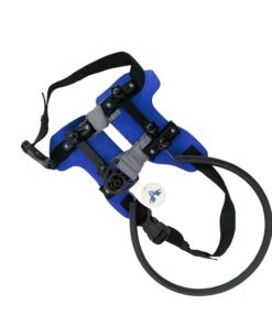 Adjustable Anti-Collision Head Protection Halo Ring for Blind Pet Dog - Blue